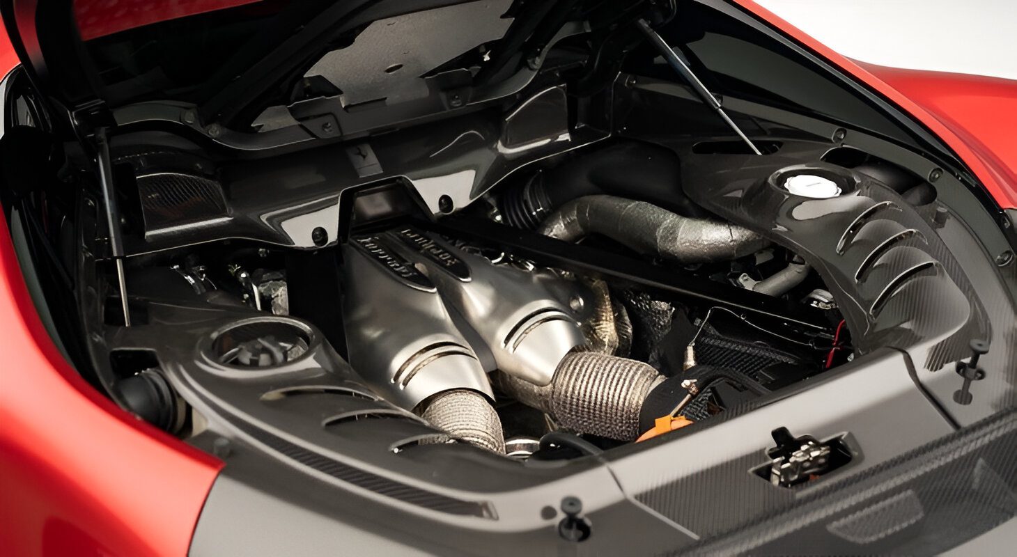 Ferrari 296 GTB | Novitec Carbon Engine Bay Covers