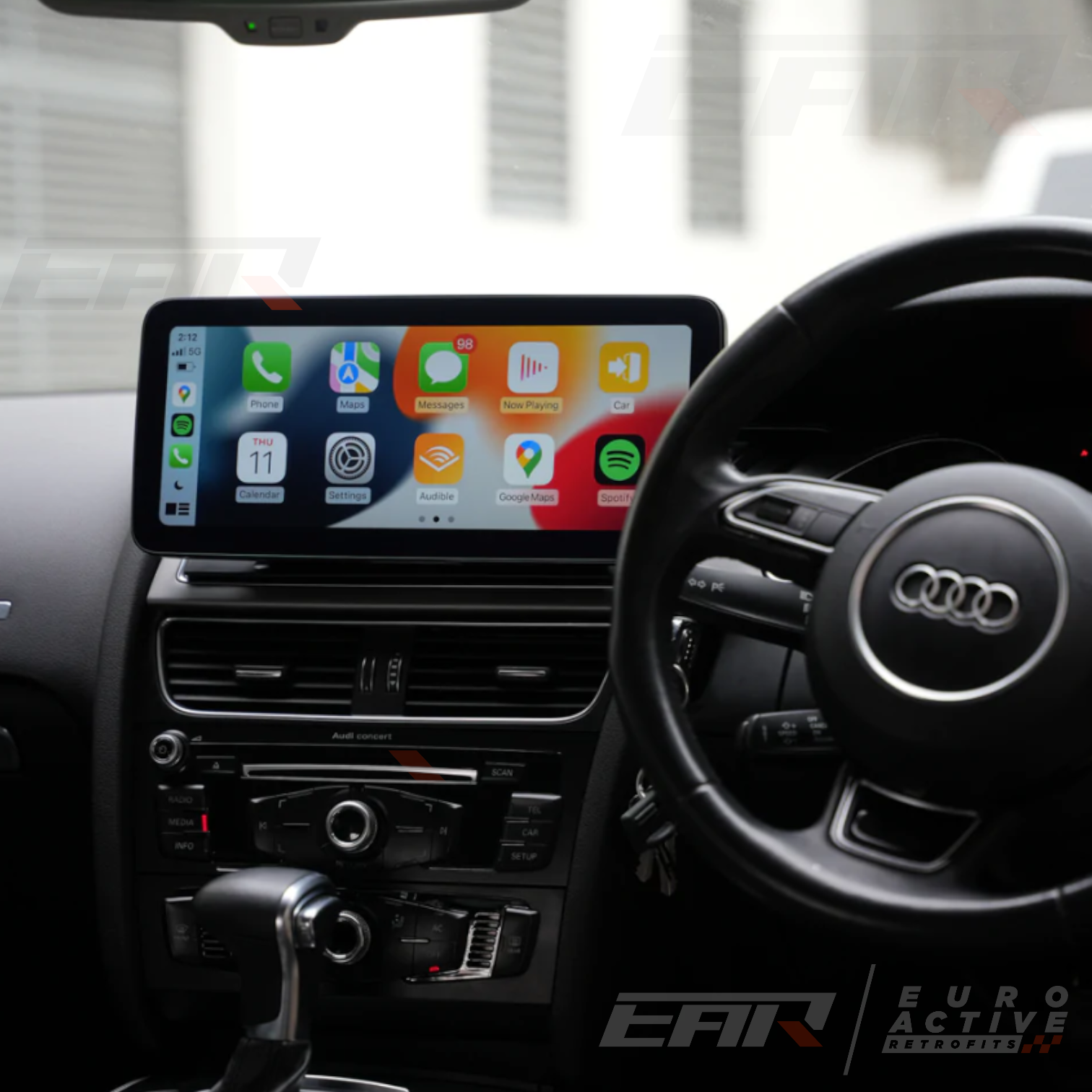 Audi A4/S4/RS4/A5/S5/RS5 Android 12.0 Multimedia 10.25"/12.5" Touchscreen Display + Built-In Wireless Carplay & Android Auto | 2008 - 2016 | LHD/RHD - Euro Active Retrofits