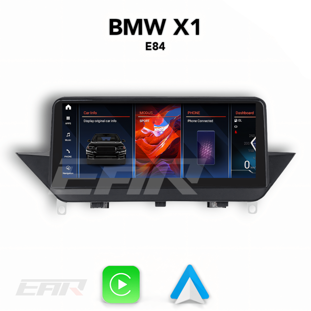 BMW iDrive 8 Android 13.0 X1 (E84) Multimedia 10.25" Touchscreen Display + Built-In Wireless Carplay & Android Auto | 2009 - 2015