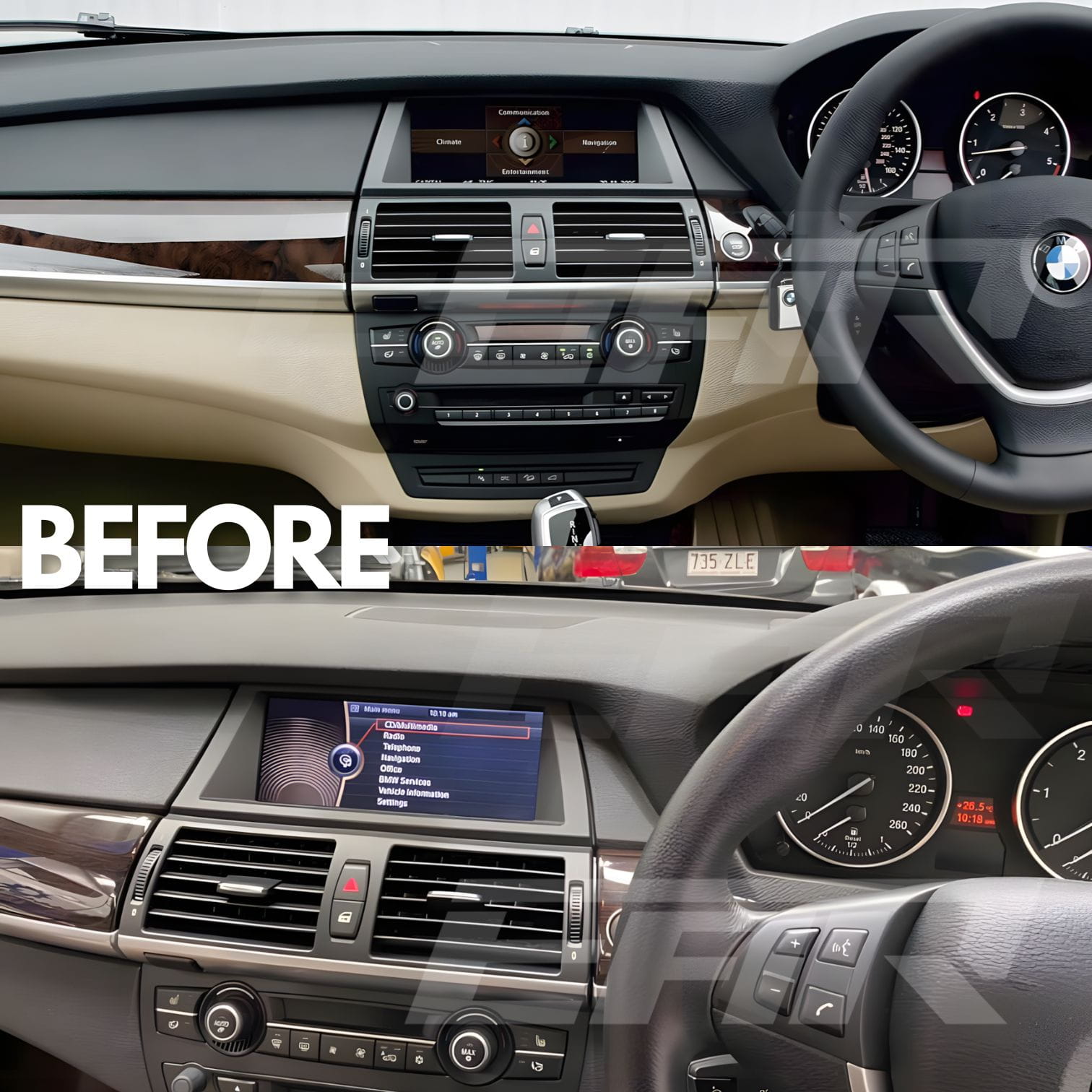 BMW X5/X6 | E70/E71 | 10.25"/12.3" Linux CarPlay/Android Touchscreen Display | 2007 - 2014