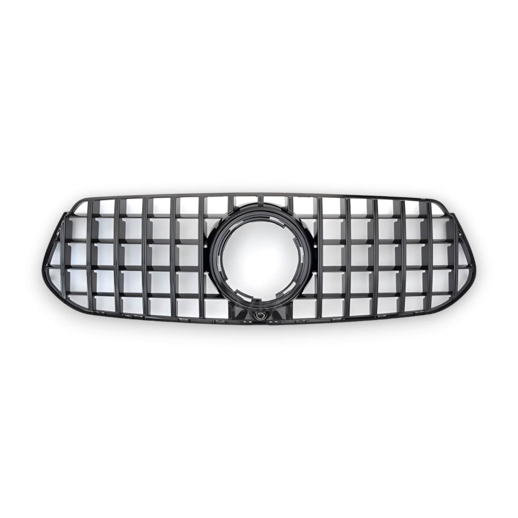 V6 Auto Parts Panamericana GT Style Front Bumper Grille For Mercedes GLE-Class W167 2019-2023 - Chrome Finish, Plastic