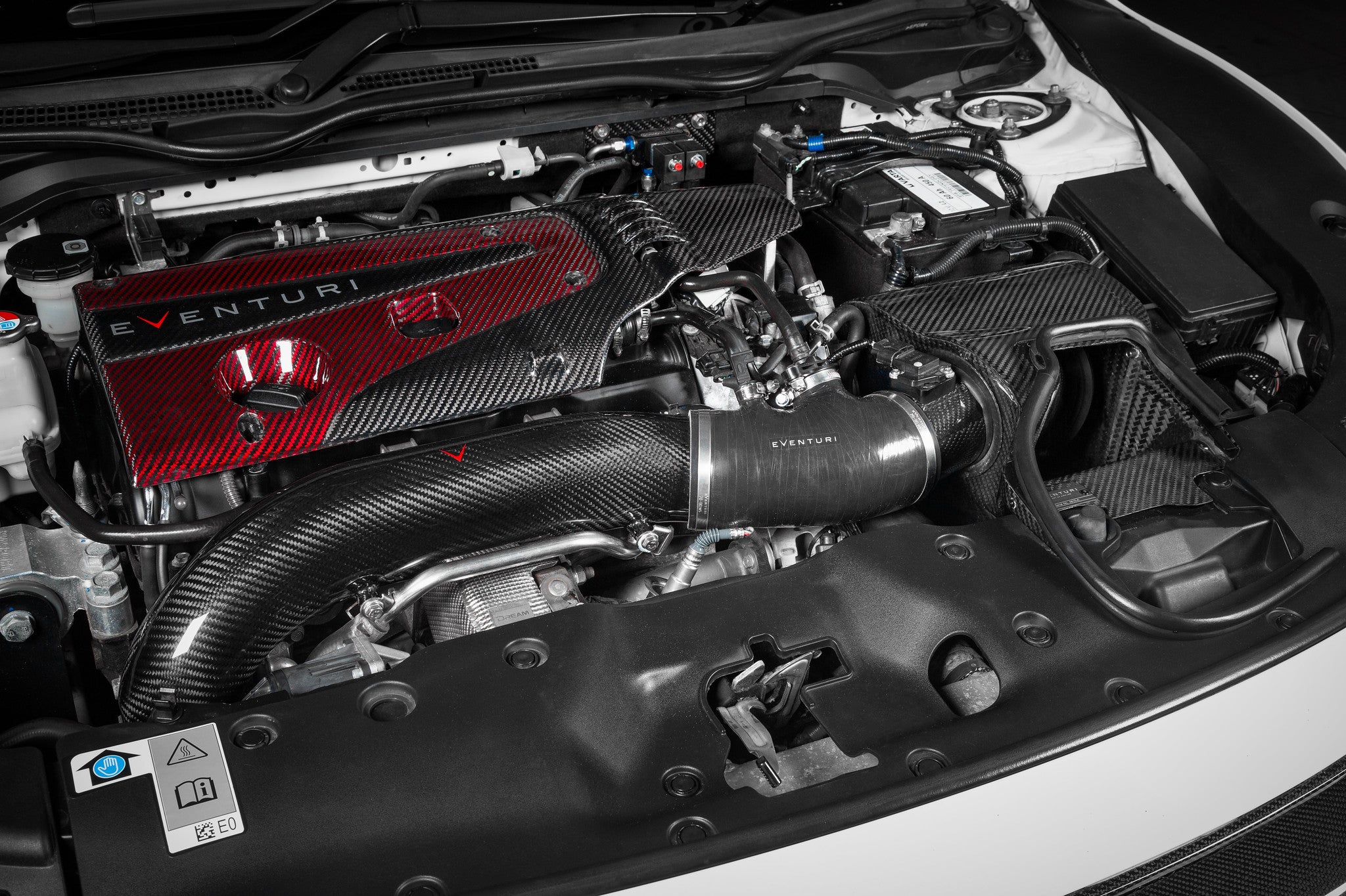 DRAFT Eventuri Honda Civic Type R | FK8 | Carbon Turbo Tube Package (With V2 MAF Tube)