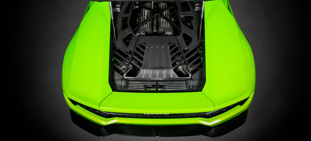 Eventuri Lamborghini Huracan | Carbon Engine Cover Set