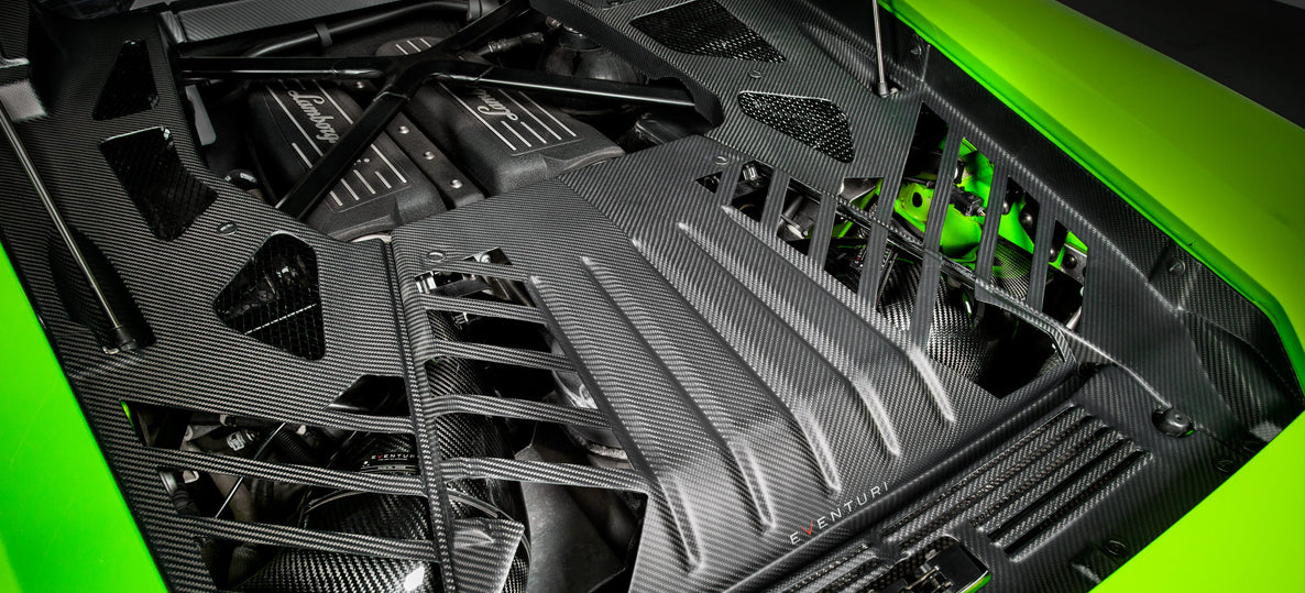 Eventuri Lamborghini Huracan | Carbon Engine Cover Set