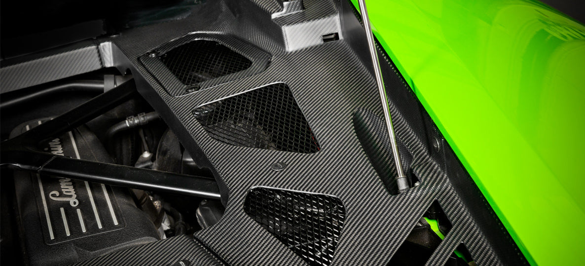 Eventuri Lamborghini Huracan | Carbon Engine Cover Set