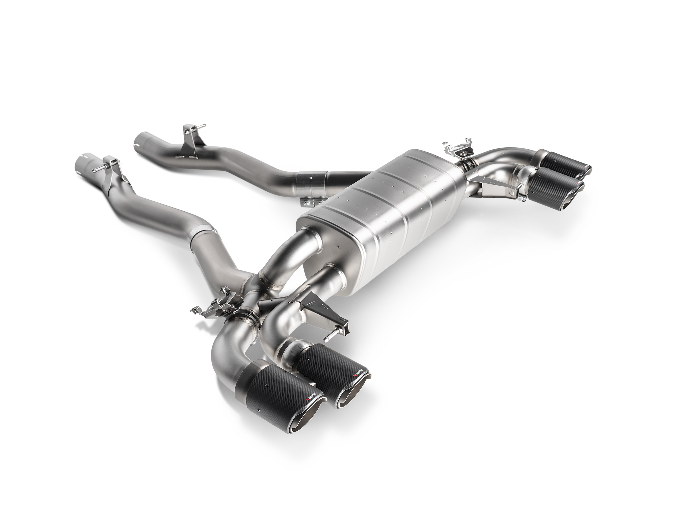 Akrapovic BMW F90 M5 Slip-On Line (Titanium) Exhaust System with Carbon Tailpipes