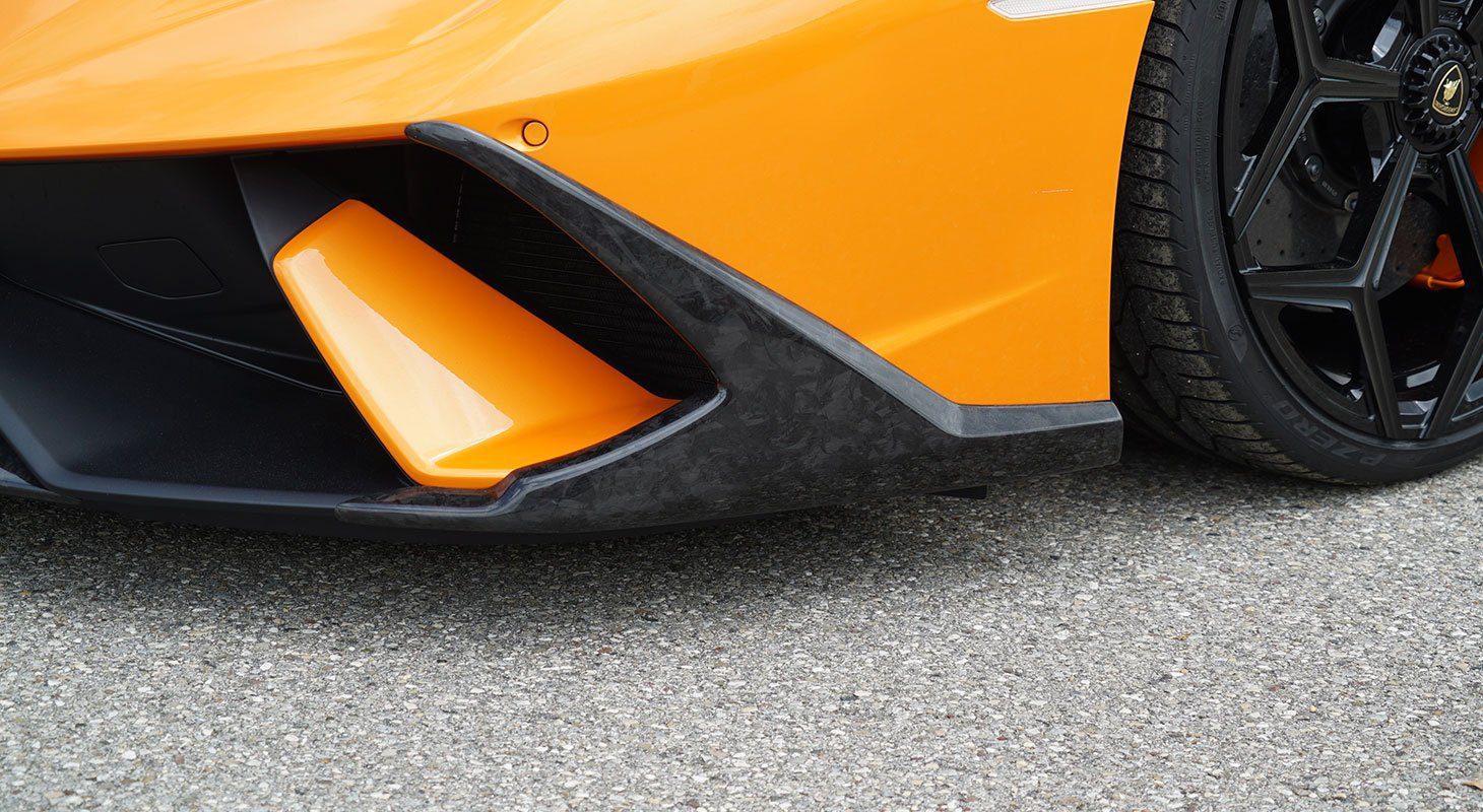 Lamborghini Huracan Performante / Spyder | Novitec Forged Carbon Front Spoiler Lips