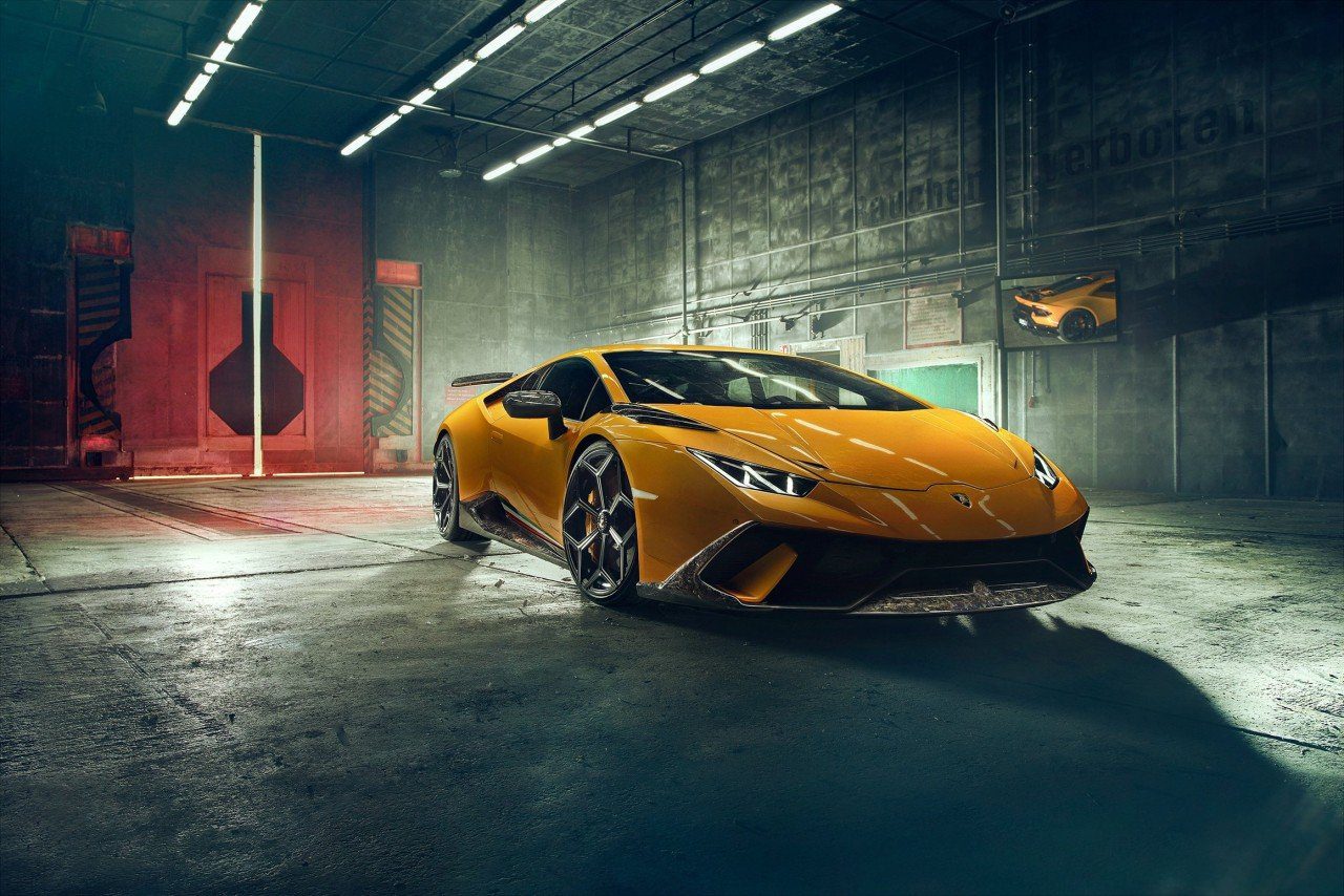 Lamborghini Huracan Performante / Spyder | Novitec Forged Carbon Front Spoiler Lips