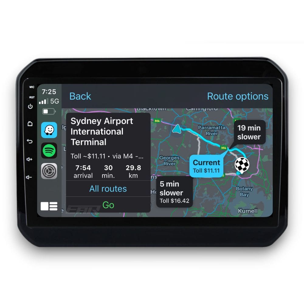 Suzuki Ignis (2016 - 2020) Multimedia 9" Touchscreen Display + Built-In Wireless Carplay & Android Auto - Euro Active Retrofits AU