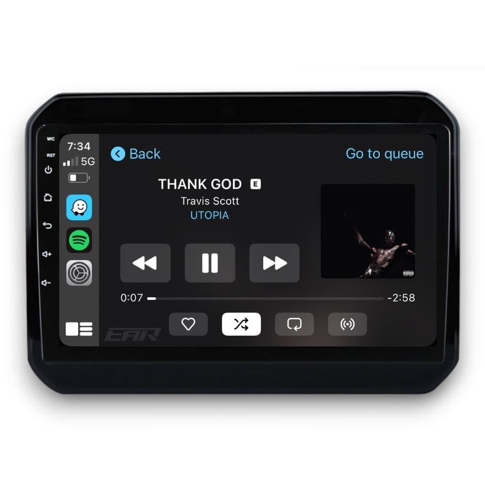 Suzuki Ignis (2016 - 2020) Multimedia 9" Touchscreen Display + Built-In Wireless Carplay & Android Auto - Euro Active Retrofits AU