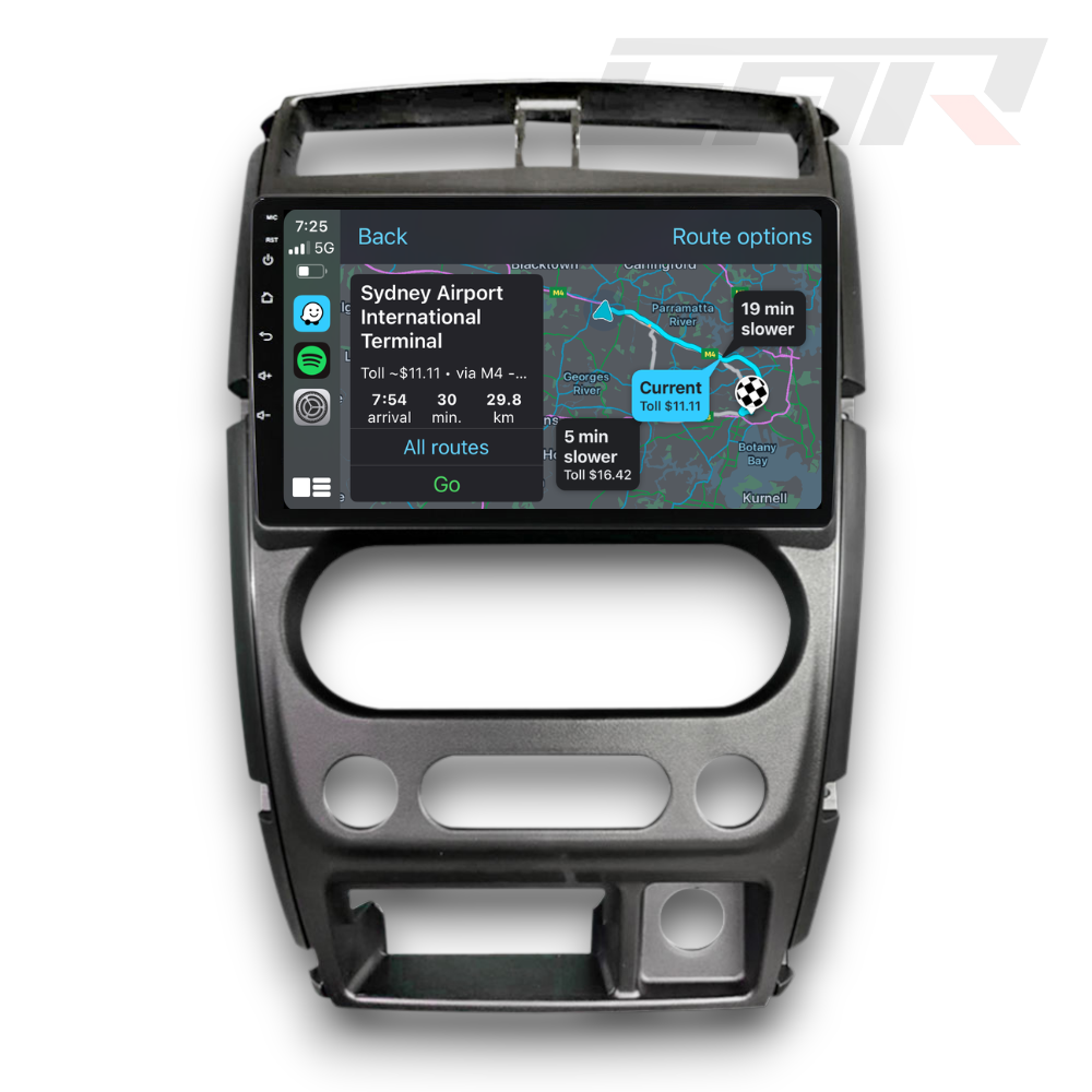 Suzuki Jimny (2005 - 2018) Multimedia 9" Touchscreen Display + Built-In Wireless Carplay & Android Auto - Euro Active Retrofits