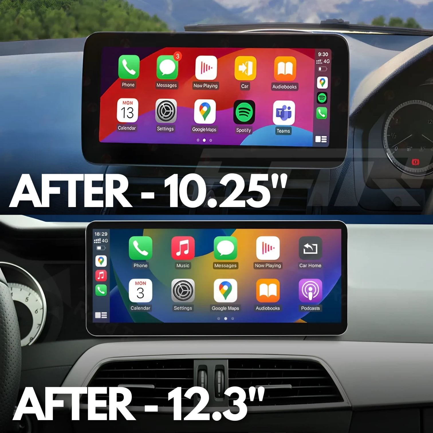 Mercedes Benz C Class | W204 | 10.25"/12.3" Linux CarPlay/Android Touchscreen Display | 2011 - 2013