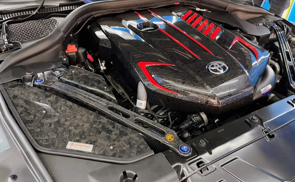 ARMASPEED Toyota GR Supra (A90/A91) | Carbon Fiber / Aluminium Alloy Intake Cover