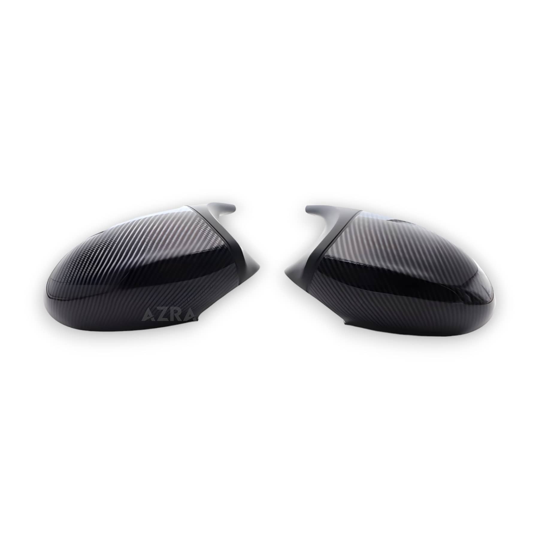 AZRA BMW 1 / 3 Series | E8X/E9X | Gloss Black / Carbon Print Mirror Caps | 2004 - 2013