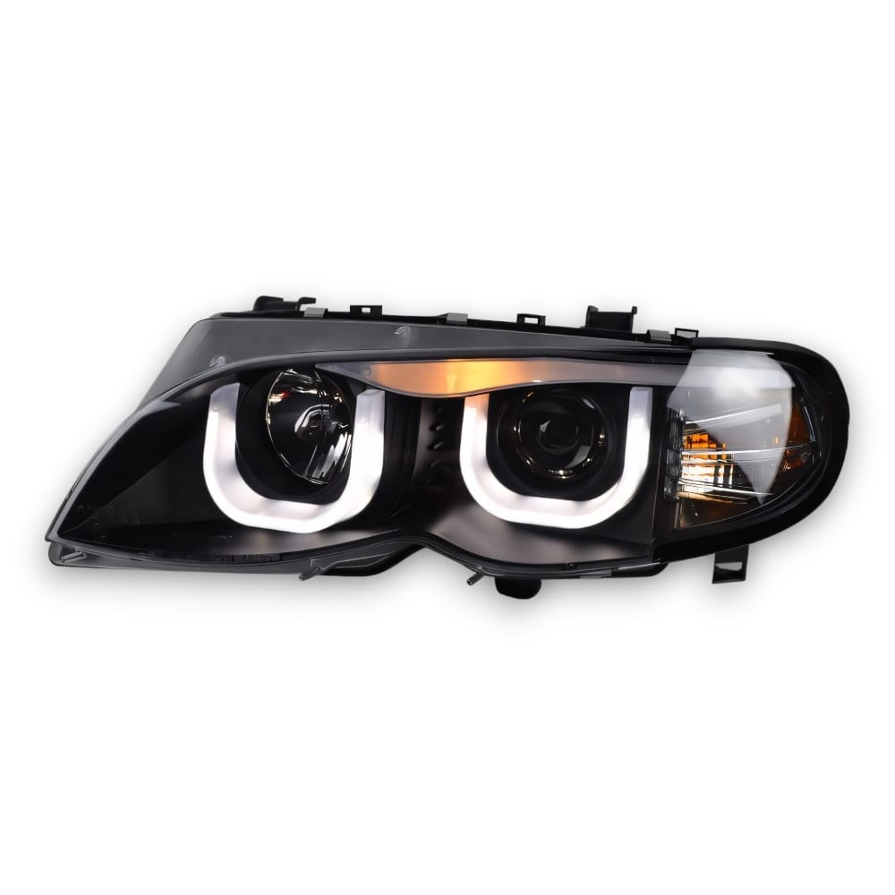 EuroLuxe BMW 3 Series E46 Angel LED Headlights (2002 - 2006) (Plug & Play) - Euro Active Retrofits