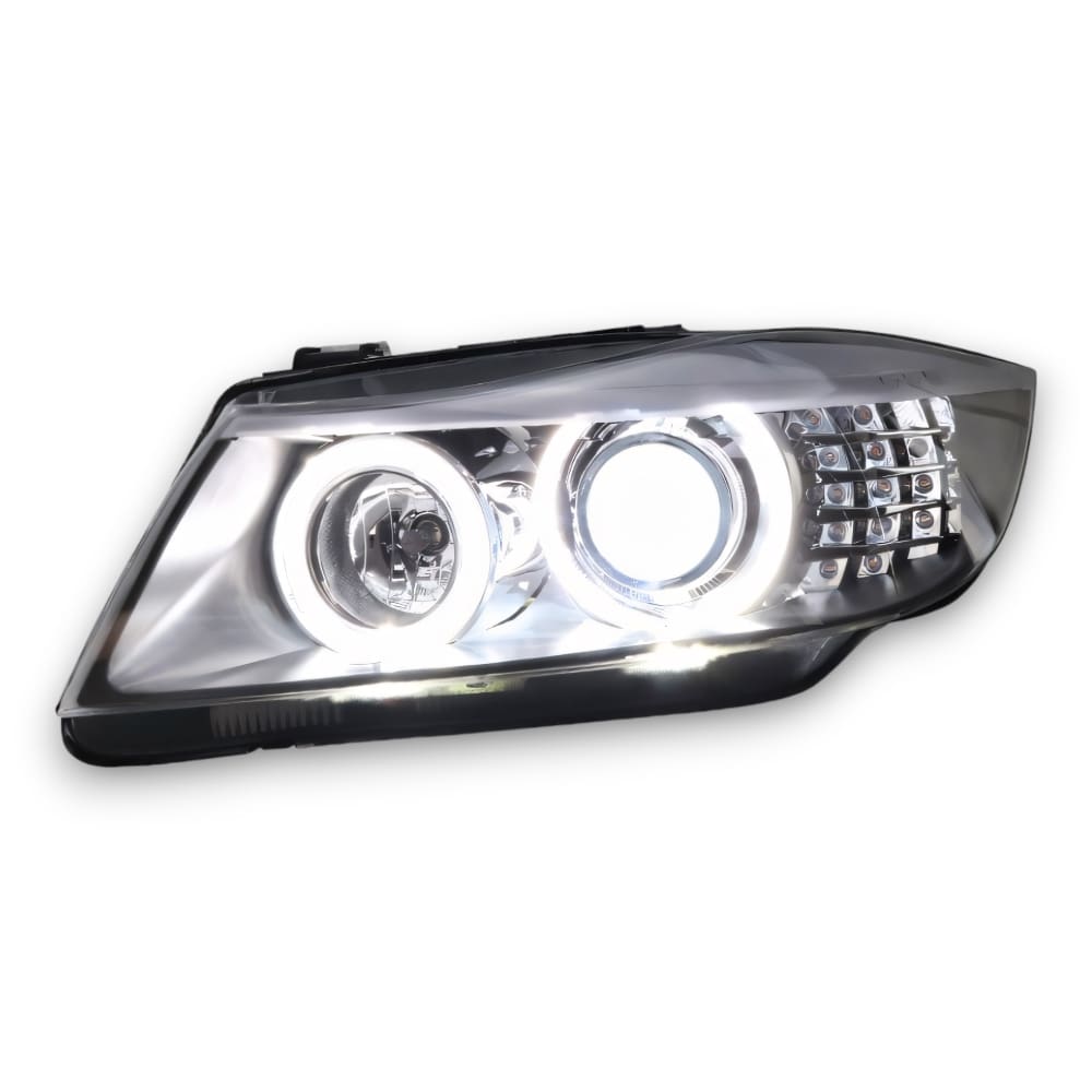 EuroLuxe BMW 3 Series E90 Angel LED Headlights (2005 - 2012) (Plug & Play) - Euro Active Retrofits