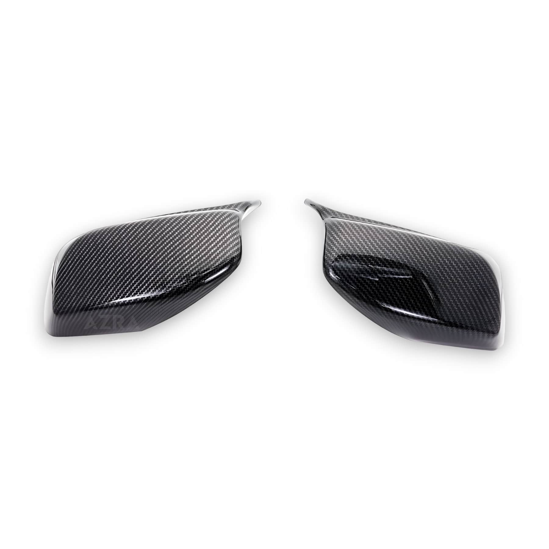 AZRA BMW 5 / 6 Series | E60 / E61 / E63 / E64 | Gloss Black / Carbon Print Mirror Caps | 2003 - 2010