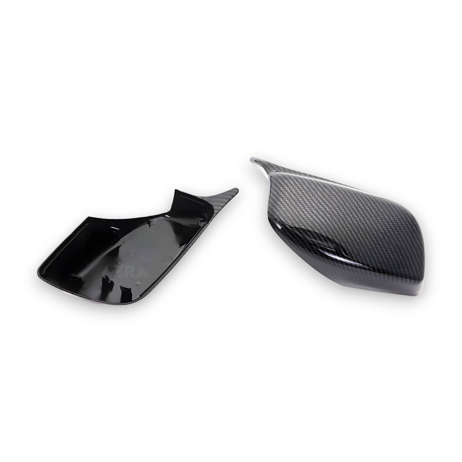 AZRA BMW 5 / 6 Series | E60 / E61 / E63 / E64 | Gloss Black / Carbon Print Mirror Caps | 2003 - 2010