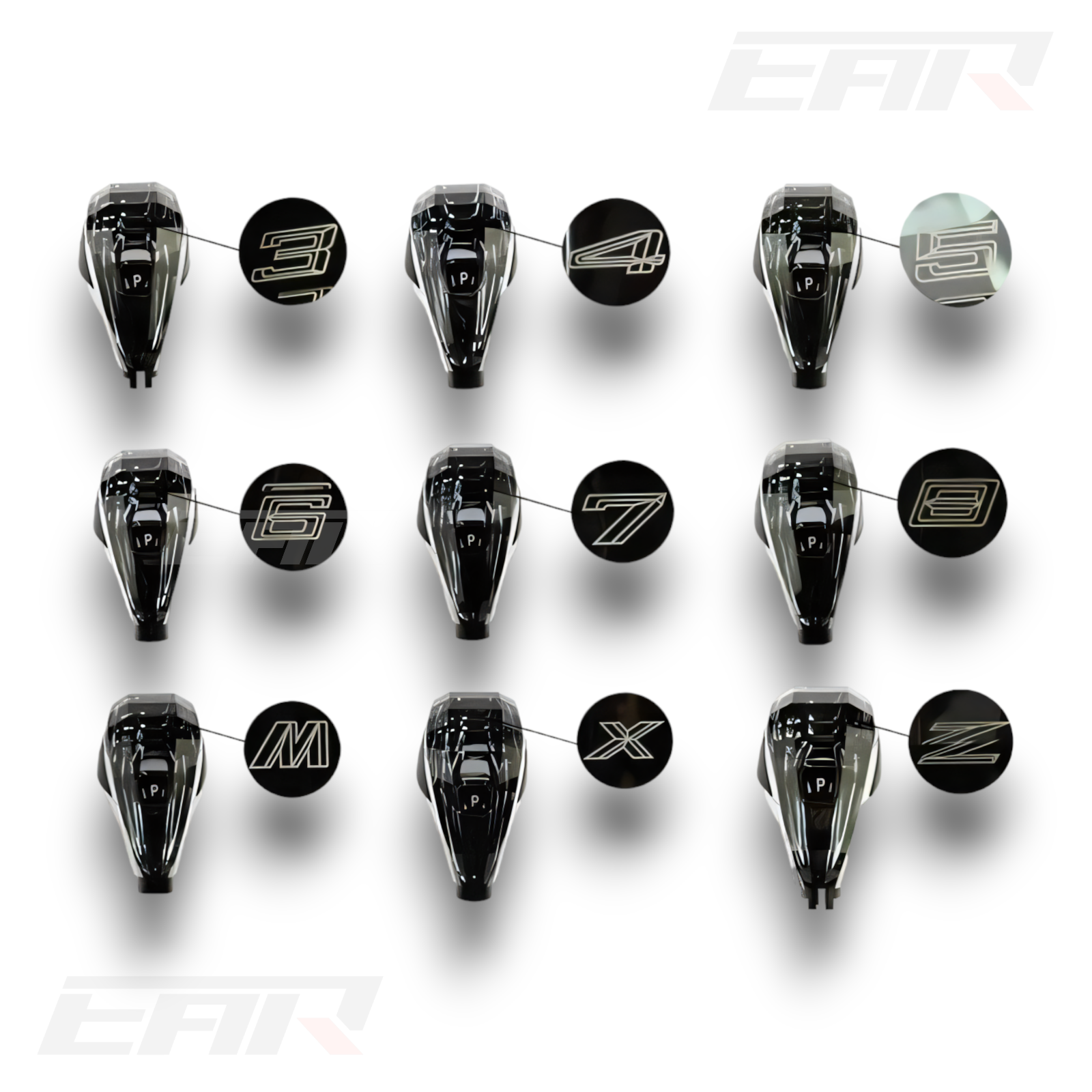 BMW Crystal Series Gear Knob Shifter Set - Euro Active Retrofits