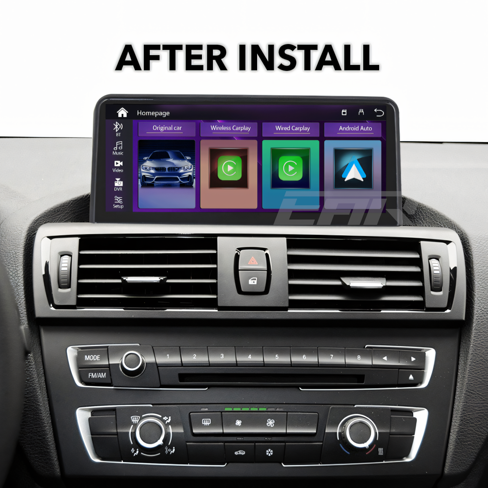 BMW F-Series 1 & 2 Series F20/F21/F22/F23 8.8"/10.25" Multimedia Touchscreen Display + Built-in Wireless CarPlay & Android Auto | 2012 - 2016 (LHD | RHD) - Euro Active Retrofits