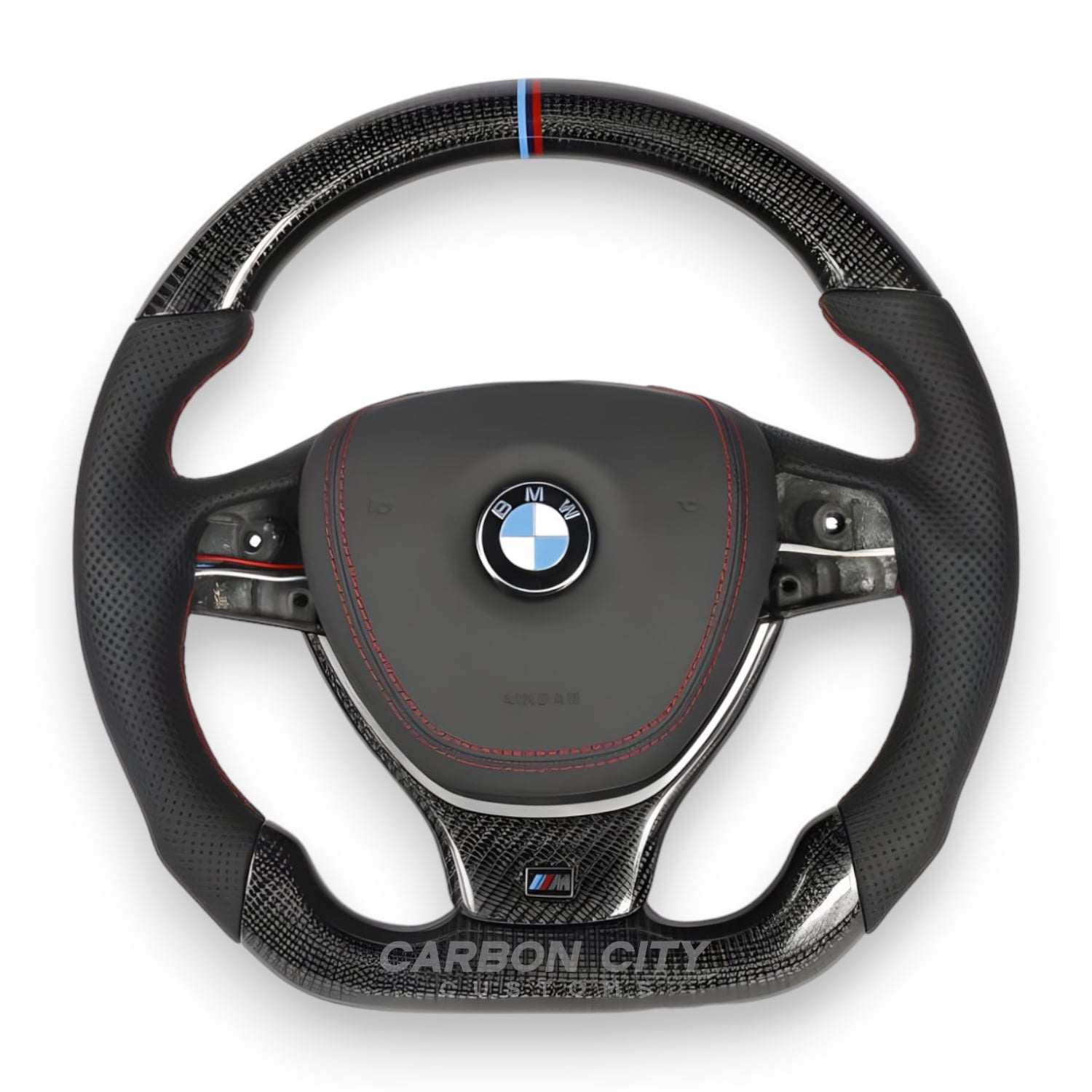 BMW F10 Style Customizable Steering Wheel - Carbon City Customs