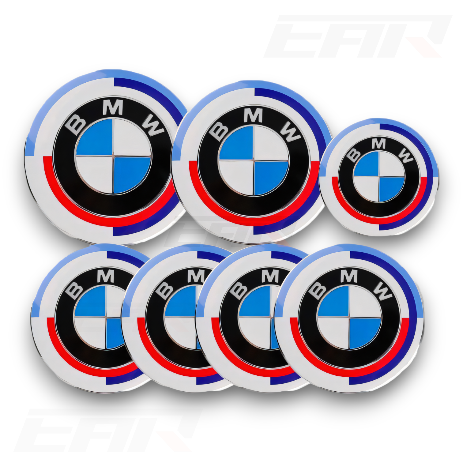 BMW M 50 Year Anniversary Emblem Badges - Euro Active Retrofits