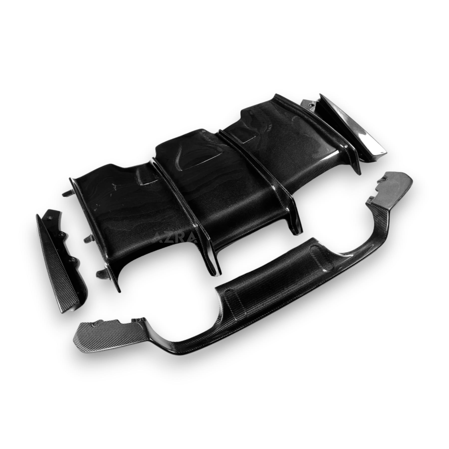 AZRA BMW M3/M4 F80-F83 Carbon Aggressive Diffuser | Nevera Auto