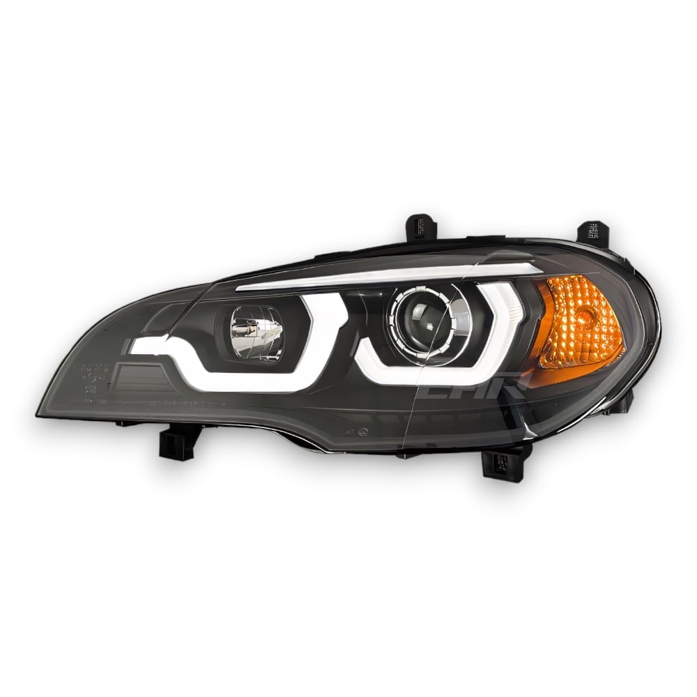 EuroLuxe BMW X5 E70 Xenon Angel LED Headlights (2007 - 2013) (Plug & Play) - Euro Active Retrofits