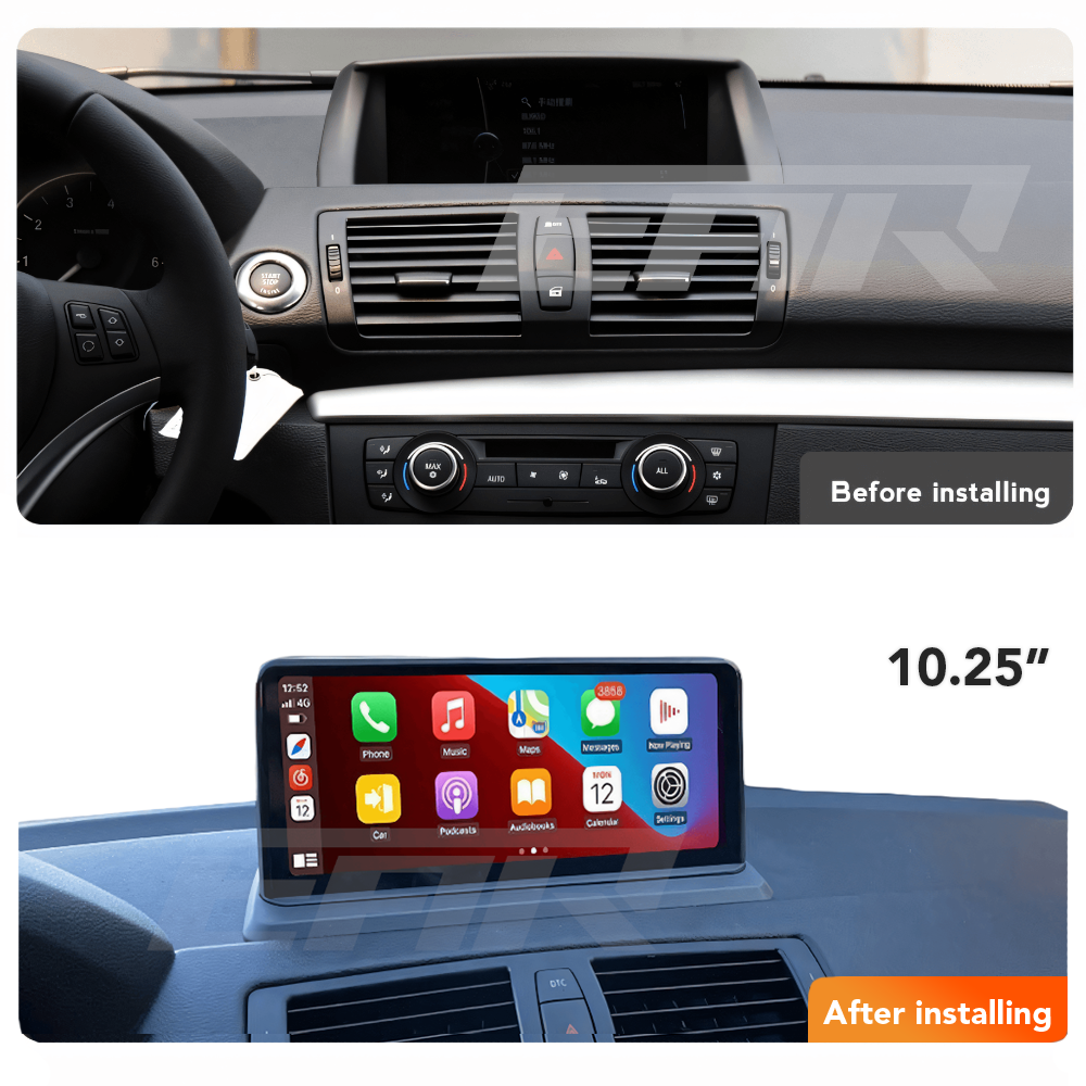 BMW iDrive 8 Android 12.0 1 Series (E81/E82/E87/E88) Multimedia 10.25"/12.3" Touchscreen Display + Built-In Wireless Carplay & Android Auto | 2004 - 2012 | LHD/RHD - Euro Active Retrofits