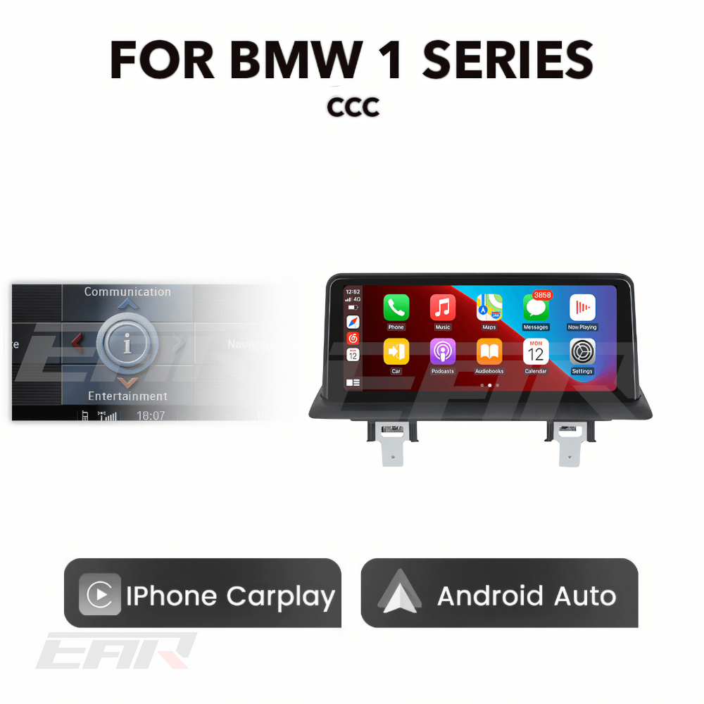 BMW iDrive 8 Android 12.0 1 Series (E81/E82/E87/E88) Multimedia 10.25"/12.3" Touchscreen Display + Built-In Wireless Carplay & Android Auto | 2004 - 2012 | LHD/RHD - Euro Active Retrofits