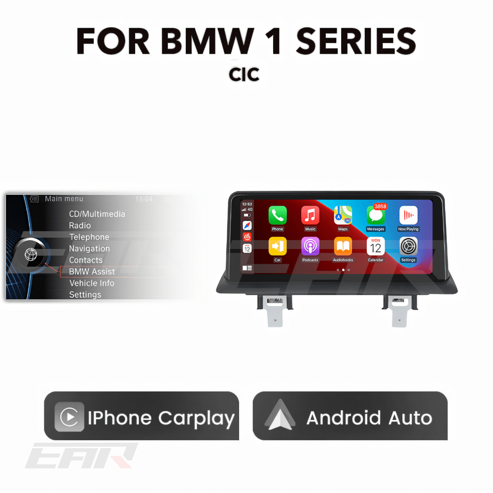 BMW iDrive 8 Android 12.0 1 Series (E81/E82/E87/E88) Multimedia 10.25"/12.3" Touchscreen Display + Built-In Wireless Carplay & Android Auto | 2004 - 2012 | LHD/RHD - Euro Active Retrofits