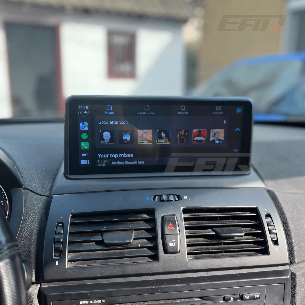 BMW iDrive 8 Android 12.0 X3 (E83) Multimedia 10.25" Touchscreen Display + Built-In Wireless Carplay & Android Auto | 2004 - 2009 | LHD/RHD - Euro Active Retrofits