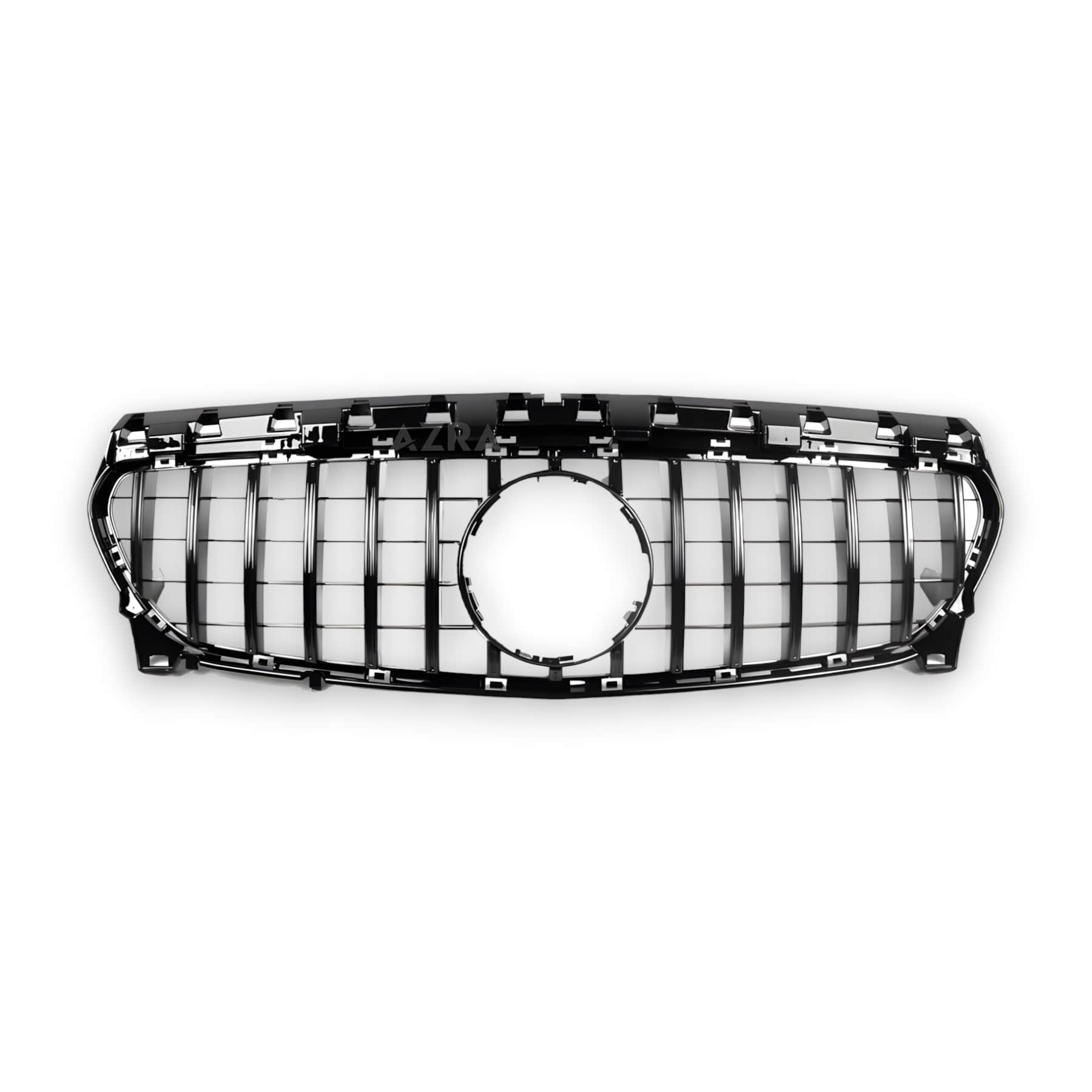 AZRA Mercedes-Benz CLA Class / CLA45 | C117 / X117 | AMG GT Panamericana Gloss Black / Chrome Front Grille | 2014 - 2019