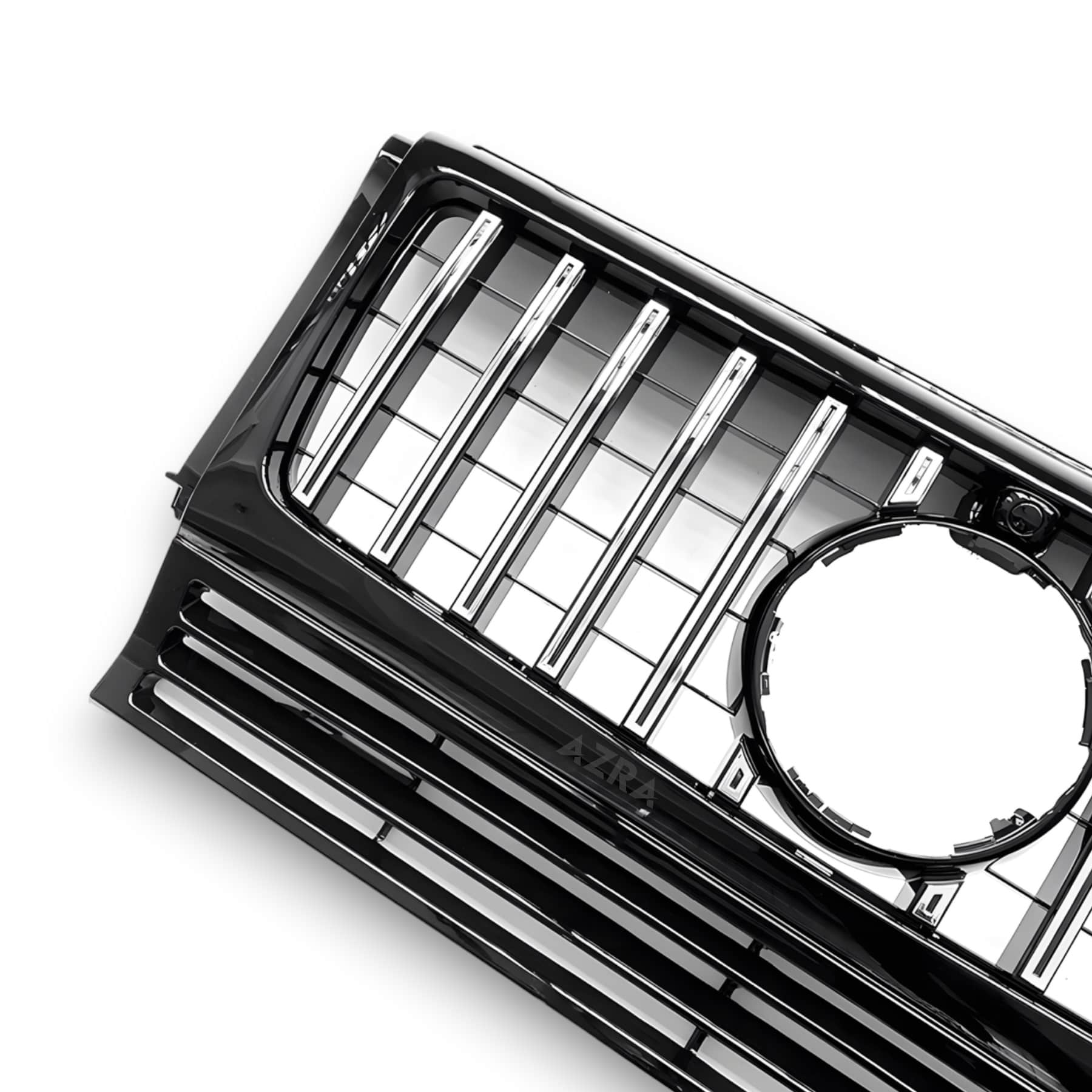 AZRA Mercedes-Benz G Class / G63 / G65 | W463 | AMG GT Panamericana Gloss Black / Chrome Front Grille | 1998 - 2018