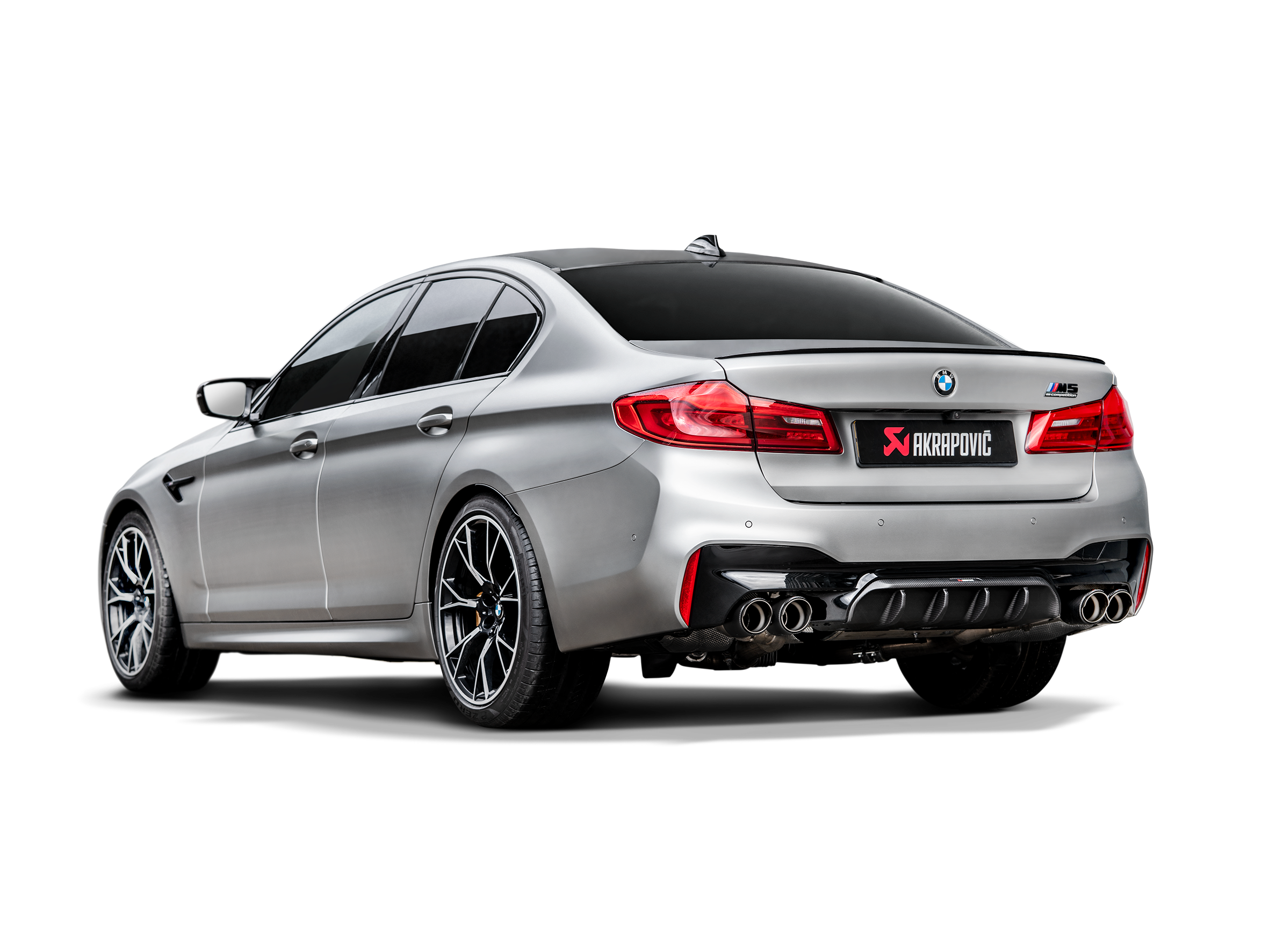 Akrapovic BMW F90 M5 Slip-On Line (Titanium) Exhaust System with Carbon Tailpipes