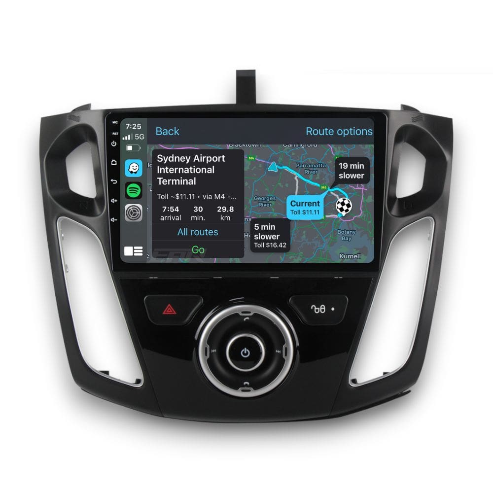 Ford Focus (2012 - 2018) Multimedia 9" Touchscreen Display + Built-In Wireless Carplay & Android Auto - Euro Active Retrofits