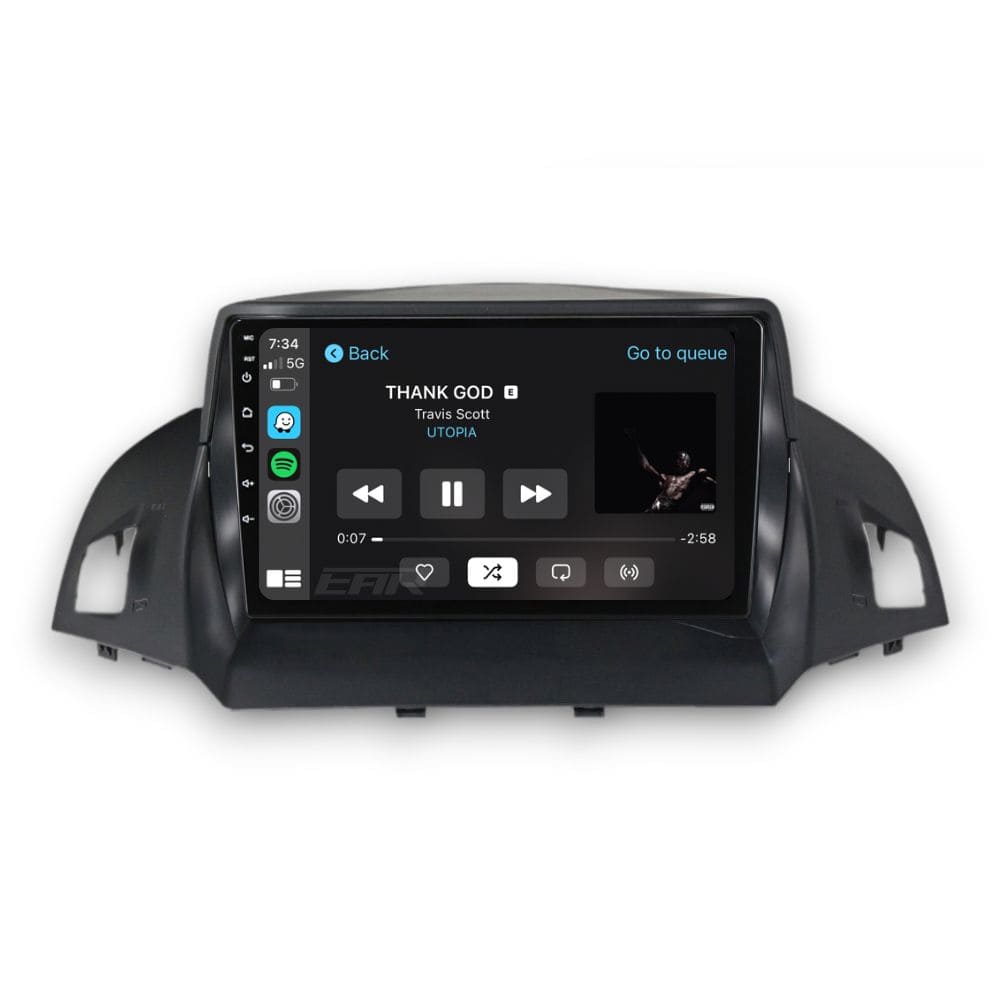 Ford Kuga (2012 - 2019) Multimedia 9" Touchscreen Display + Built-In Wireless Carplay & Android Auto - Euro Active Retrofits