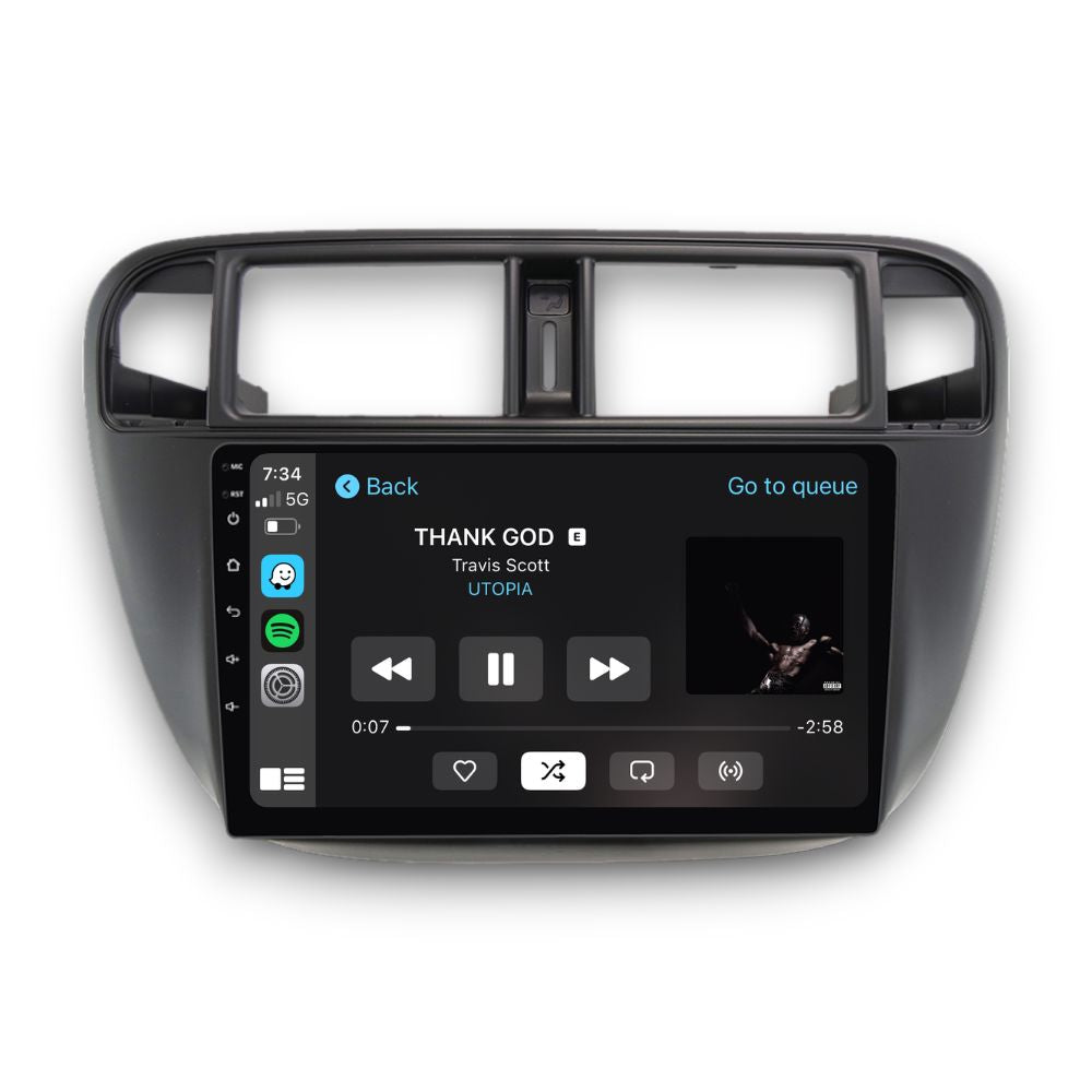 Honda Civic (1992 - 2000) Multimedia 9" Touchscreen Display + Built-In Wireless Carplay & Android Auto - Euro Active Retrofits AU