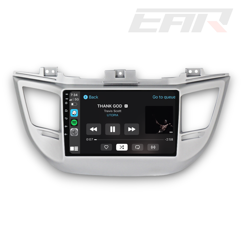 Hyundai Tucson (2014 - 2018) Multimedia 9" Touchscreen Display + Built-In Wireless Carplay & Android Auto - Euro Active Retrofits