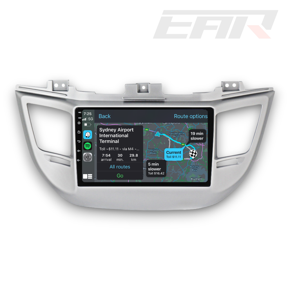 Hyundai Tucson (2014 - 2018) Multimedia 9" Touchscreen Display + Built-In Wireless Carplay & Android Auto - Euro Active Retrofits