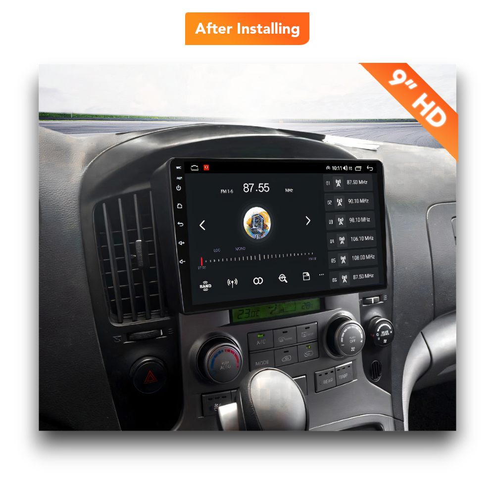 Hyundai iMax (2007 - 2015) Multimedia 9" Touchscreen Display + Built-In Wireless Carplay & Android Auto - Euro Active Retrofits