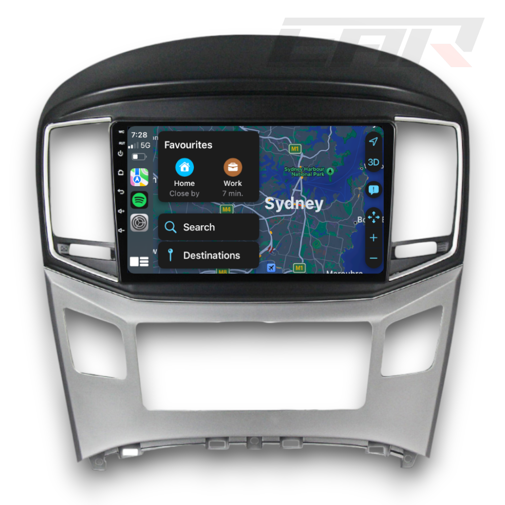 Hyundai iMax (2015 - 2022) Multimedia 9" Touchscreen Display + Built-In Wireless Carplay & Android Auto - Euro Active Retrofits