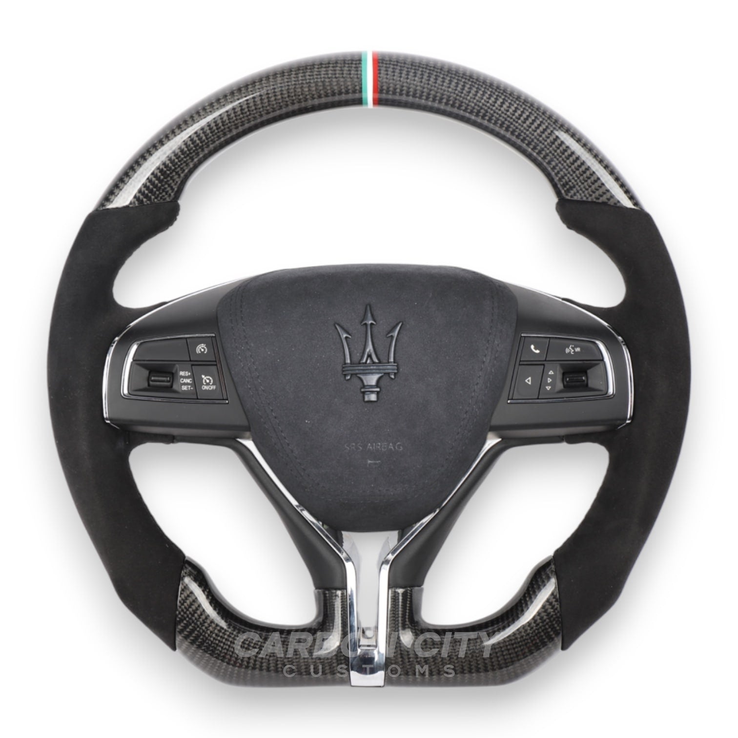 Maserati Customizable Steering Wheel - Carbon City Customs