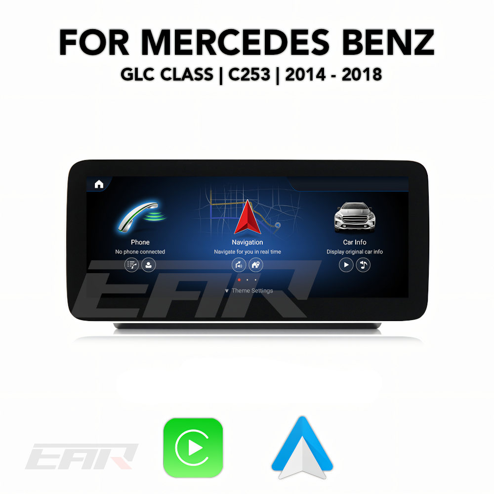 Mercedes Benz GLC Class Android 12.0 (C253) Multimedia 10.25"/12.3" Touchscreen Display + Built-In Wireless Carplay & Android Auto | 2014 - 2018 | LHD/RHD - Euro Active Retrofits