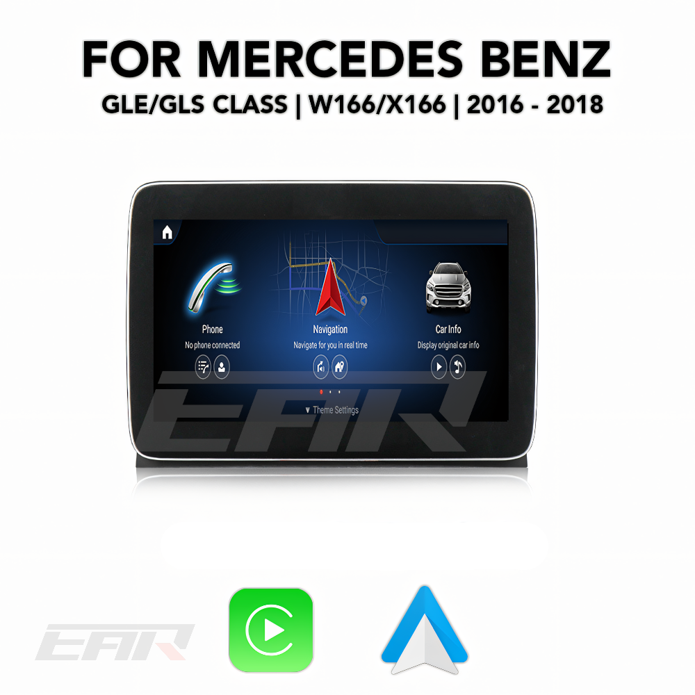 Mercedes Benz GLE/GLS Class Android 12.0 (W166/X166) Multimedia 8.4" Touchscreen Display + Built-In Wireless Carplay & Android Auto | 2016 - 2018 | LHD/RHD - Euro Active Retrofits