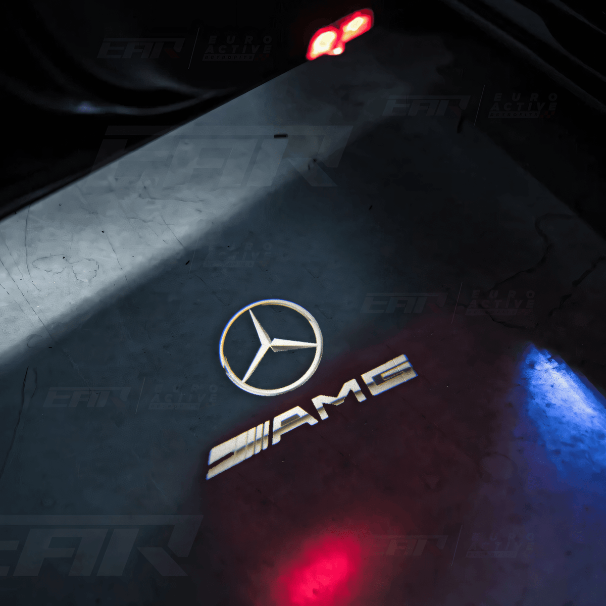 Mercedes Benz LED Car Door Welcome Logo Shadow Lights