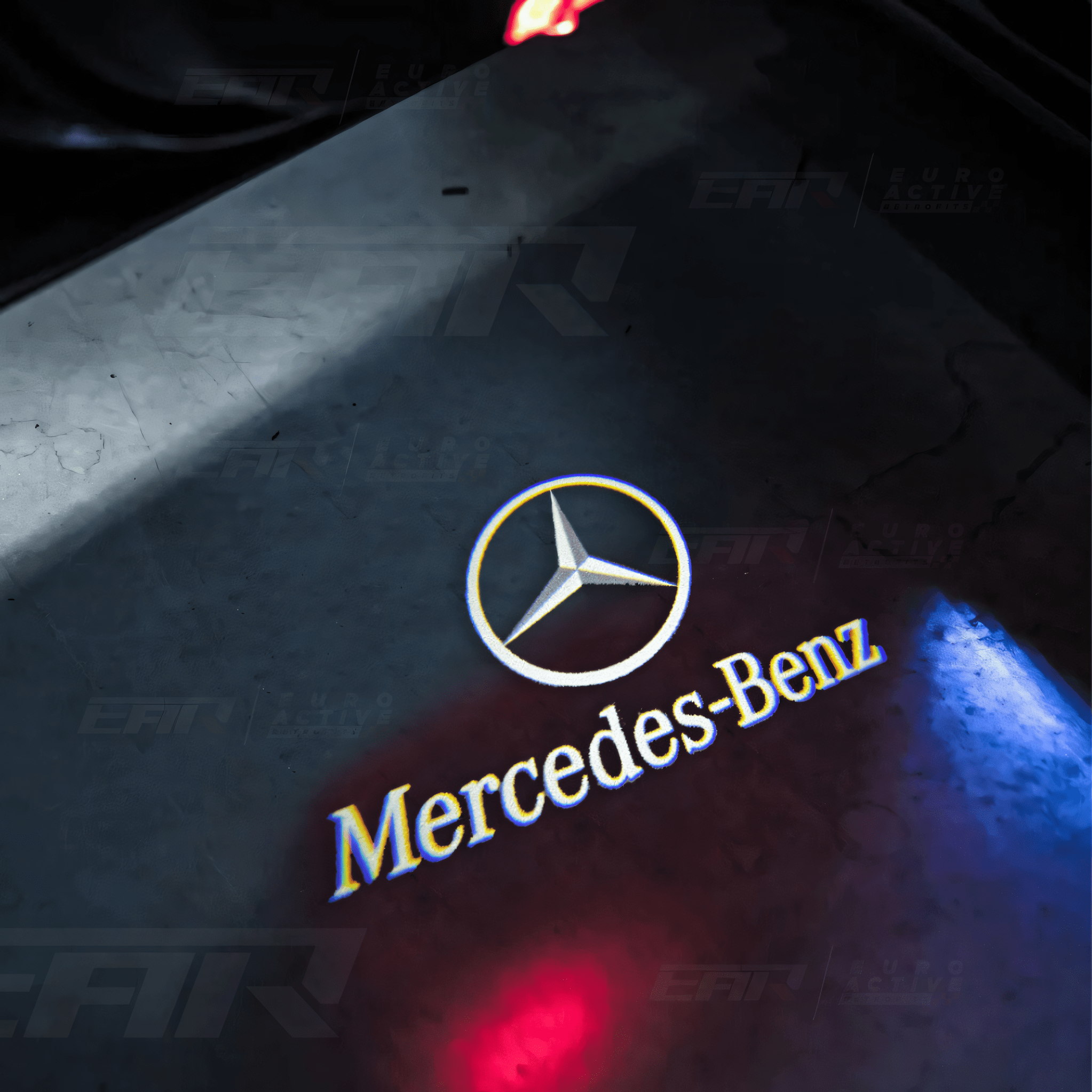 EuroLuxe Mercedes Benz LED Car Door Welcome Logo Shadow Lights - Euro Active Retrofits