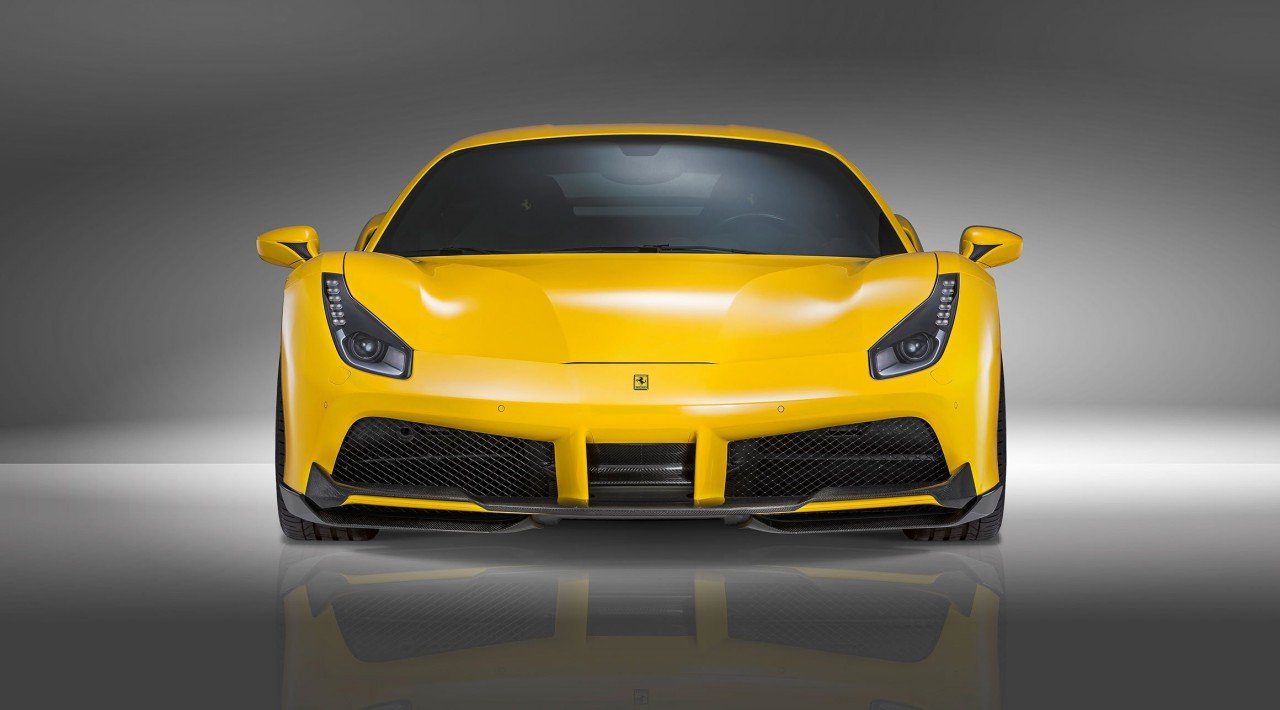Ferrari 488 Spider/GTB | Novitec Carbon Front Bumper Attachment