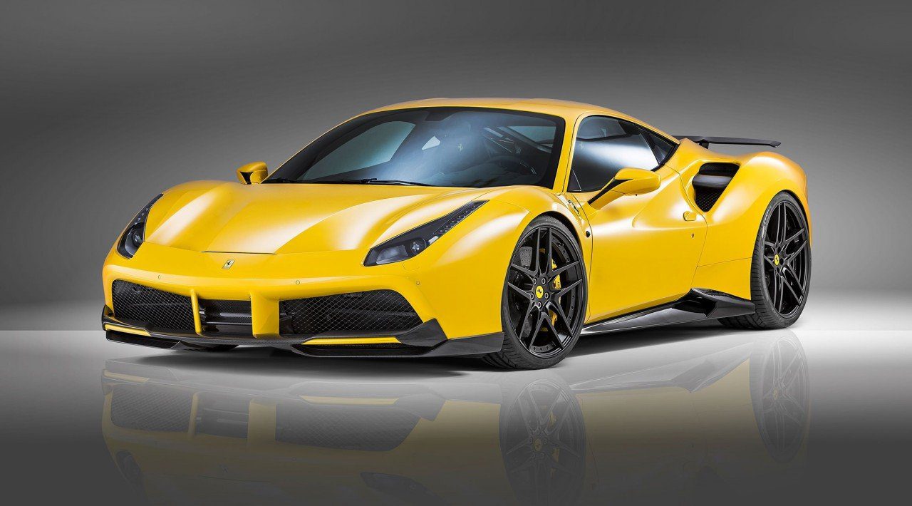 Ferrari 488 Spider/GTB | Novitec Carbon Front Bumper Attachment