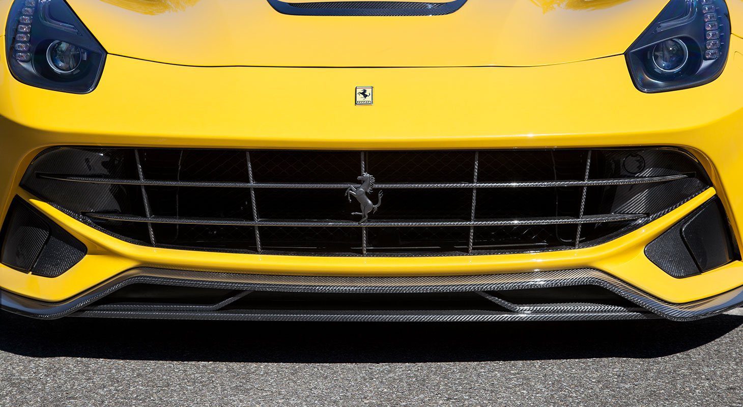 Ferrari F12 Berlinetta | Novitec Carbon Front Spoiler Lip Attachments